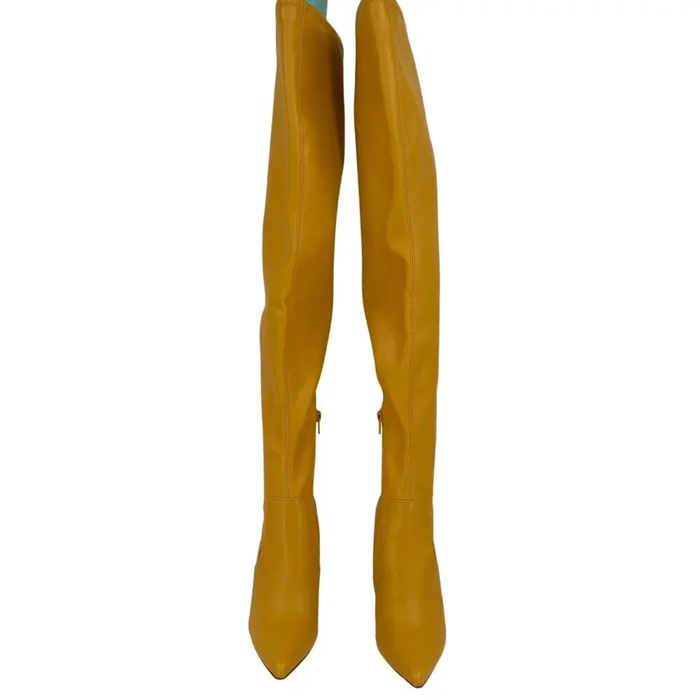 Steve Madden Women's Yellow Viktory Over-The-Knee Boots New without tags Size 6